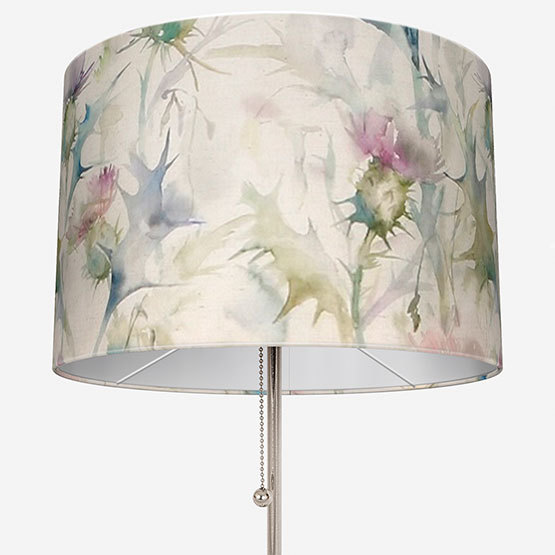 Voyage Cirsiun Linen Damson lamp_shade