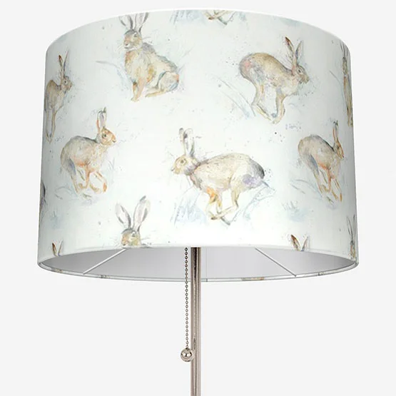 Voyage Hurtling Hares Linen lamp_shade