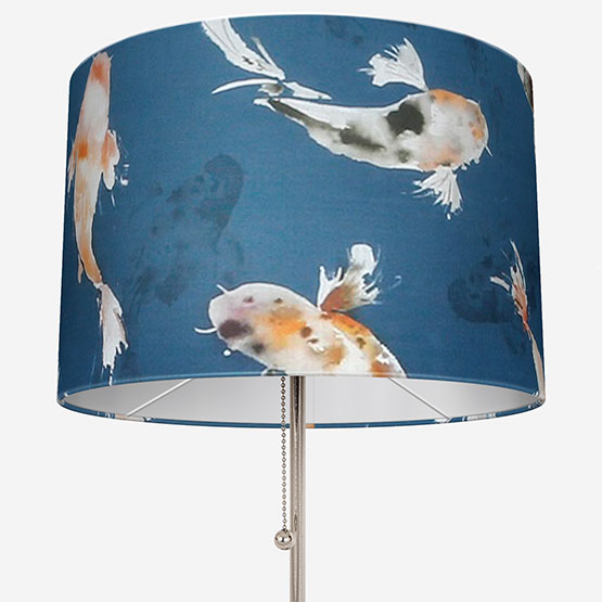 Voyage Koi Carp Cobalt lamp_shade