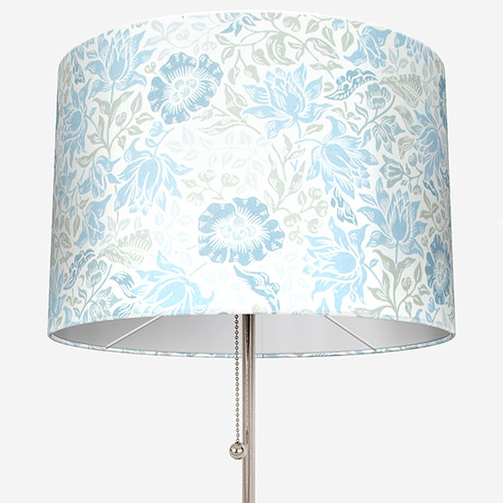 William Morris Mallow Denim and Ivory lamp_shade