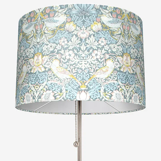 William Morris Strawberry Thief Slate and Blush lamp_shade