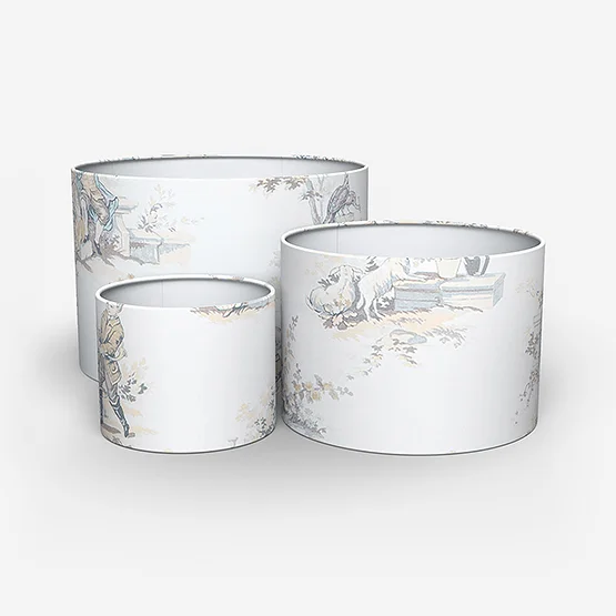 Camengo Gavotte Tissu Naturel lamp_shade