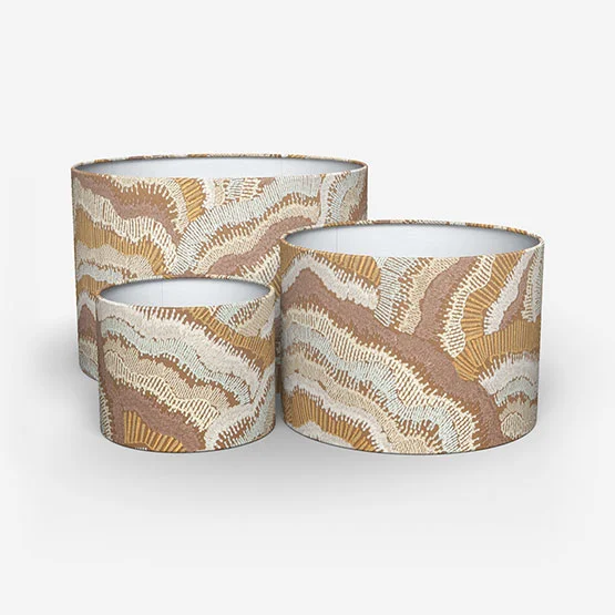 Casamance Annella Ocre Celadon lamp_shade