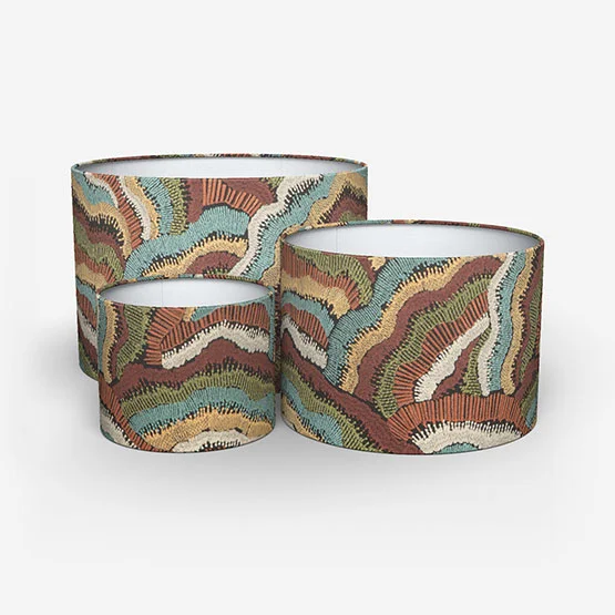 Casamance Annella Topaze Acajou Fonce lamp_shade