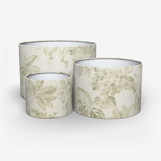Edinburgh Weavers Flora Olive lamp_shade