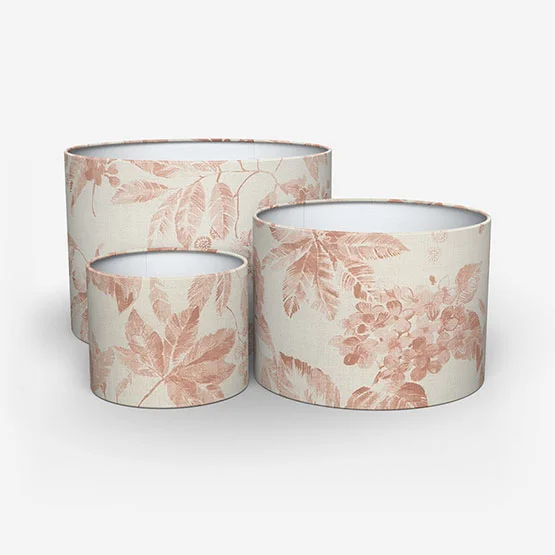 Edinburgh Weavers Flora Terracotta lamp_shade