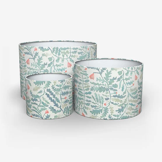 Edinburgh Weavers Mini Bertie Teal lamp_shade