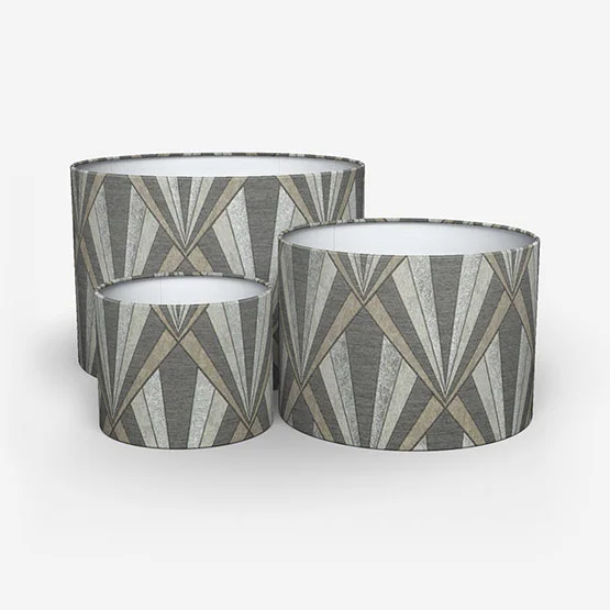 Fibre Naturelle Vogue Black Chrome lamp_shade