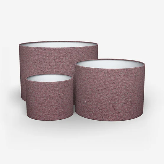 Lux Boucle Mulberry lamp_shade