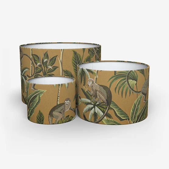 Monkey Ochre lamp_shade