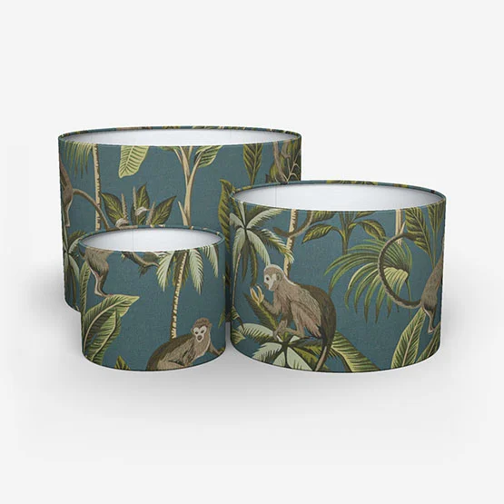 Monkey Teal lamp_shade