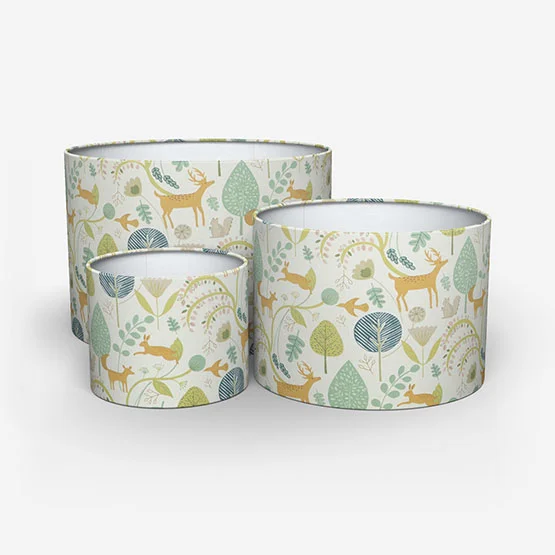Scandi Woodland Jade lamp_shade