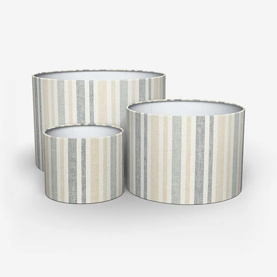 Tiverton Stripe Indigo lamp_shade