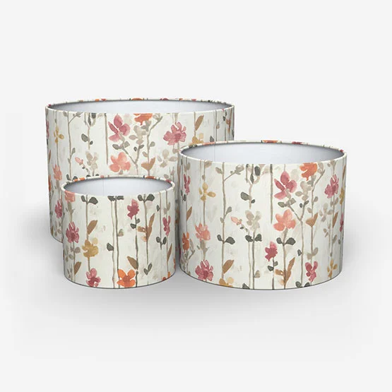 Woodland Floral Raspberry lamp_shade