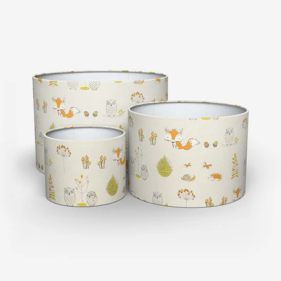 Woodland Fox Multi lamp_shade