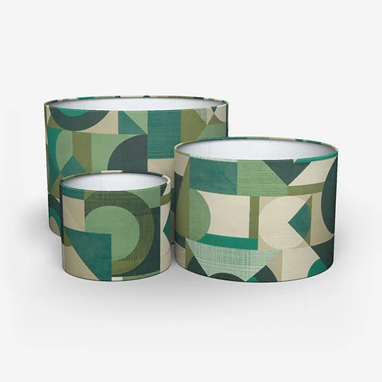 Geometrica Velvet Jadeite lamp_shade