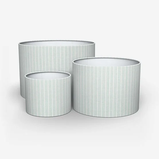 Pencil Stripe Duckegg lamp_shade