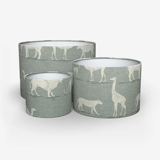 Prairie Animals Seagrass lamp_shade