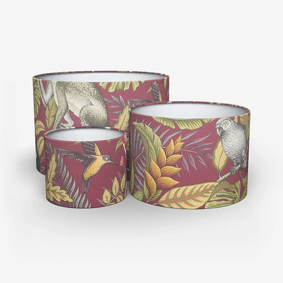Rainforest Cranberry lamp_shade