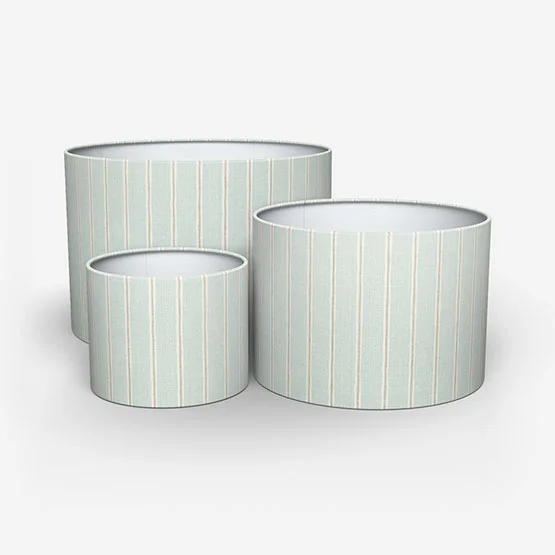 Rowing Stripe Duckegg lamp_shade