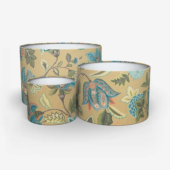 Sarita Velvet Ochre lamp_shade