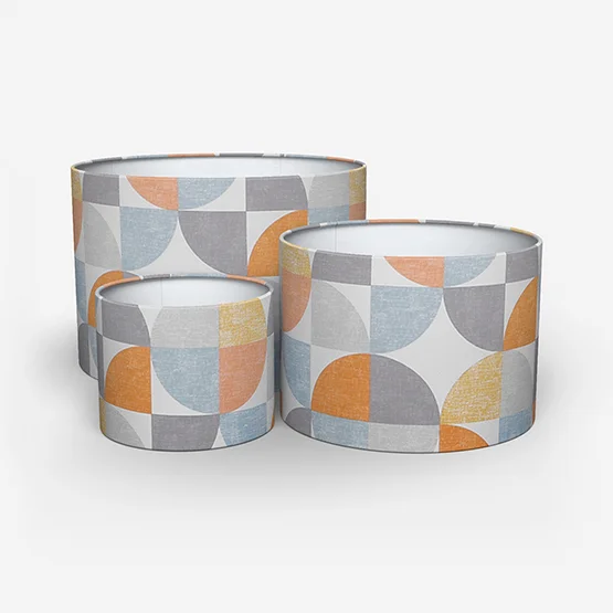 Spiral Tangerine lamp_shade