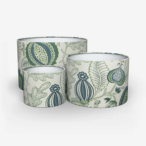Winter Fruits Navy lamp_shade