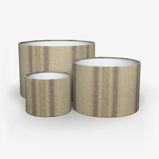 MOON Wentworth Stripe Natural Olive lamp_shade
