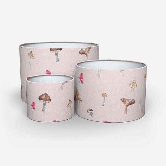 Sonova Studio Mushroom Forage Pink lamp_shade