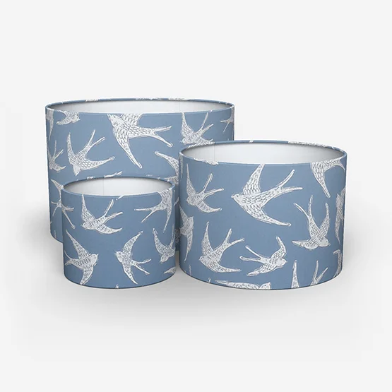 Fly Away Navy lamp_shade