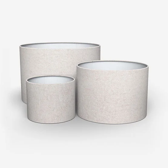 Boucle Royale Ivory lamp_shade