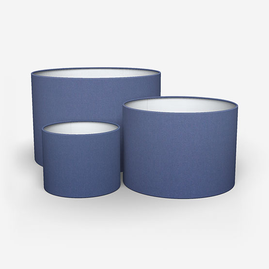 Touched By Design Canvas Indigo Blue lamp_shade