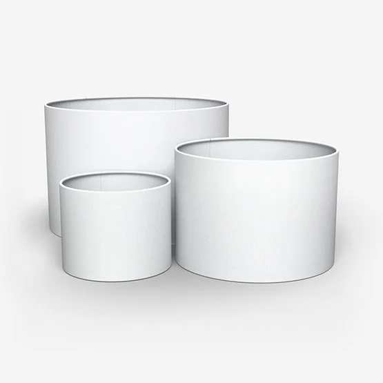 Crushed Silk White lamp_shade