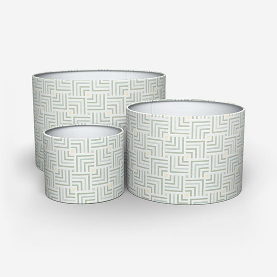 Touched By Design Symmetry Mint lamp_shade