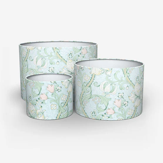 William Morris Golden Lily Apple and Blush lamp_shade