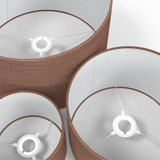 Camengo Anemone Ambre Rouge lamp_shade