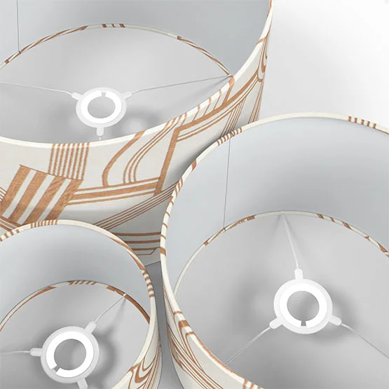 Camengo Annees Folles Cuivre lamp_shade