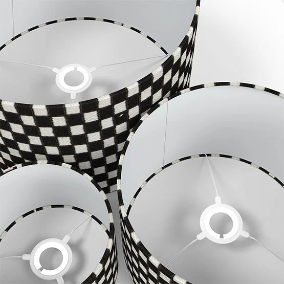 Camengo Scacchiera Carbone lamp_shade
