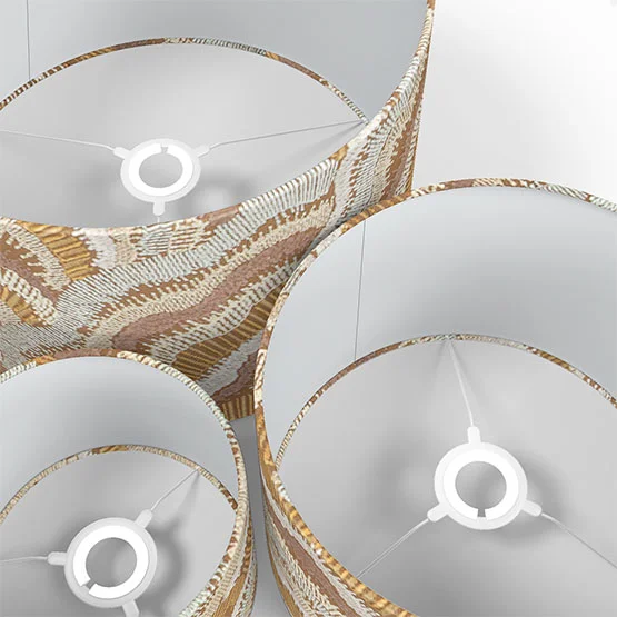 Casamance Annella Ocre Celadon lamp_shade
