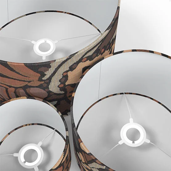 Casamance Pae Noir Ocre lamp_shade