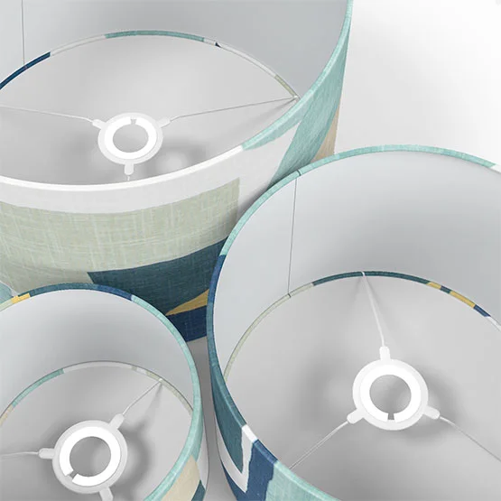 Edinburgh Weavers Athena Ocean lamp_shade