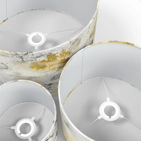 Fibre Naturelle Claude Ochre lamp_shade