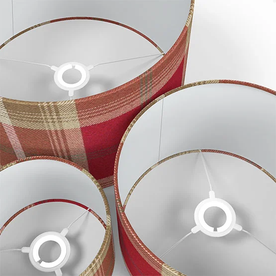Balmoral Red lamp_shade