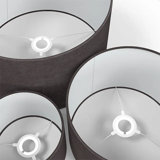 Belvoir Recycled Charcoal lamp_shade