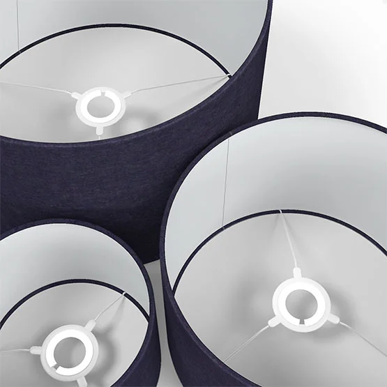 Belvoir Recycled Indigo lamp_shade