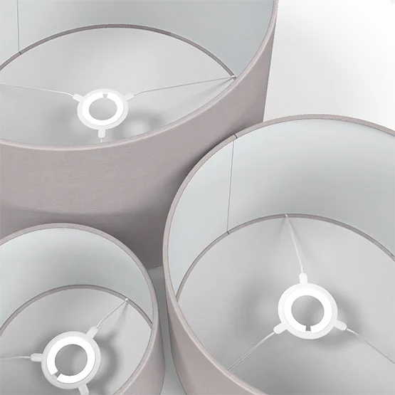Belvoir Recycled Silver lamp_shade
