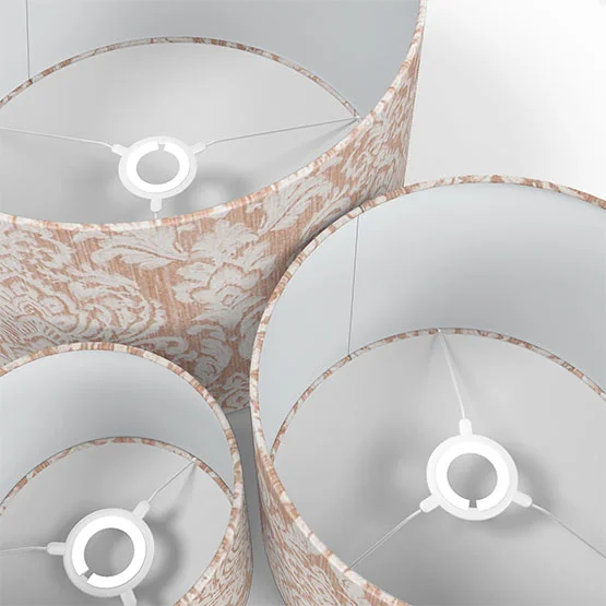 Classic Damask Cinnamon lamp_shade