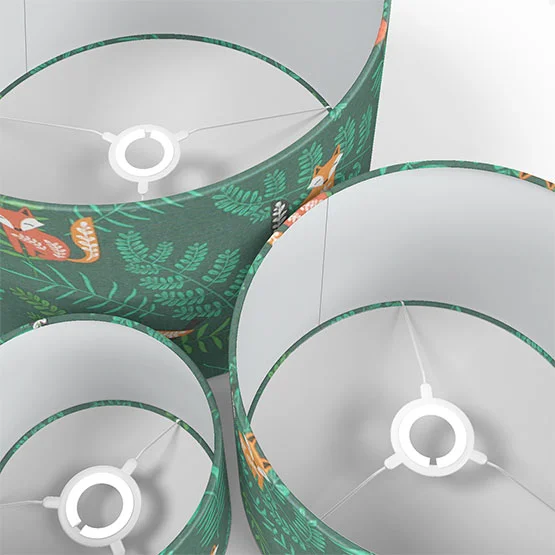 Fern Forest Jade lamp_shade