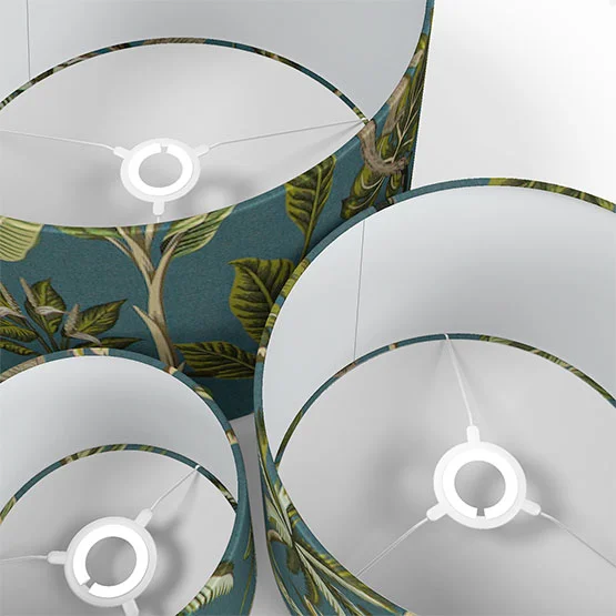 Monkey Teal lamp_shade