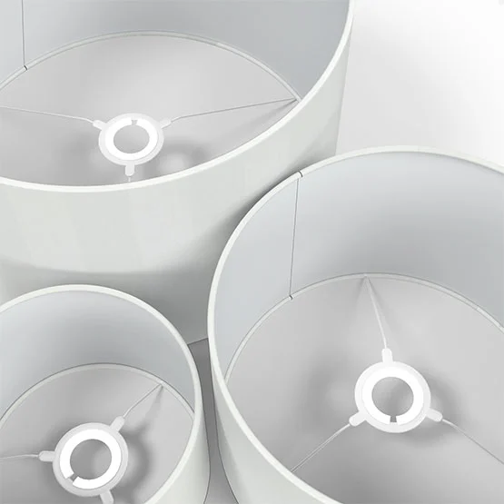 Mono Stripe White lamp_shade